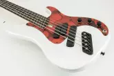 SP1 5-String Multi-Scale Bass Guitar - Matte Ducati Pearl White