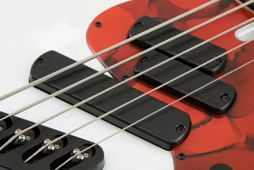 SP1 5-String Multi-Scale Bass Guitar - Matte Ducati Pearl White