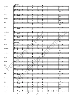 Feuerfest Polka, Op. 269 - Strauss/Longfield - Anvil Solo/Concert Band - Gr. 3
