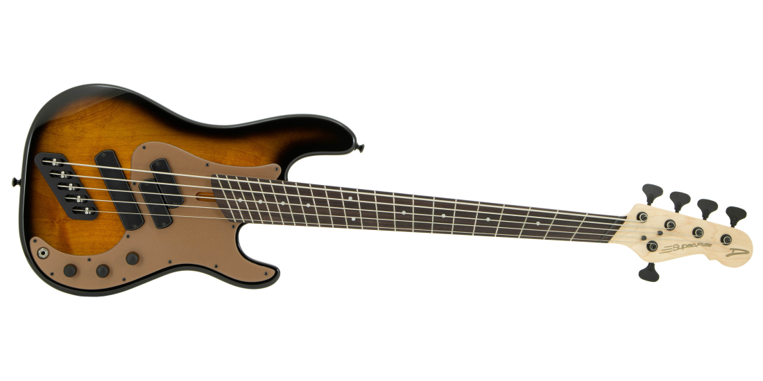 SP1 5-String Multi-Scale Bass Guitar - Gloss Vintageburst