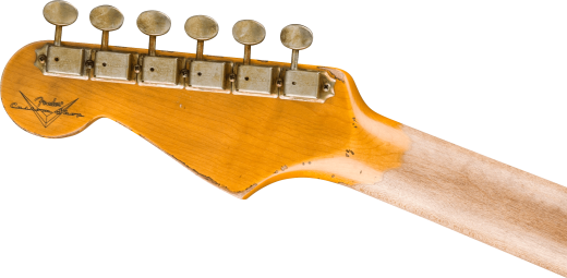1965 Stratocaster Super Heavy Relic Electric Guitar - Super Faded Aged Sherwood Green Metallic over 3-Color Sunburst
