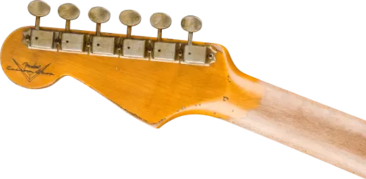 1965 Stratocaster Super Heavy Relic Electric Guitar - Super Faded Aged Sherwood Green Metallic over 3-Color Sunburst