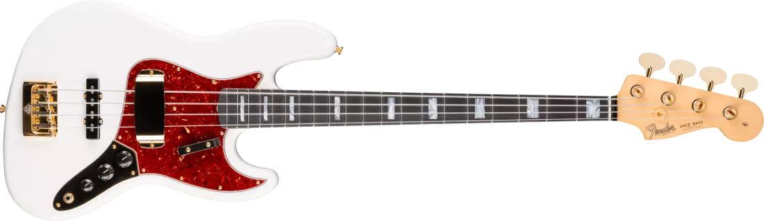American Custom Jazz Bass NOS with Ebony Fingerboard - White Blonde