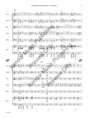 Through the Looking Glass - Parsons - String Orchestra - Gr. 2.5