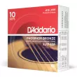 DAddario - EJ17-10P 10 jeux de cordes de guitare acoustique en bronze phosphoreux Medium 13-56