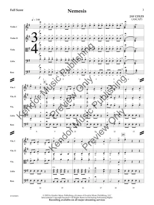 Nemesis - Coles - String Orchestra - Gr. 2.5