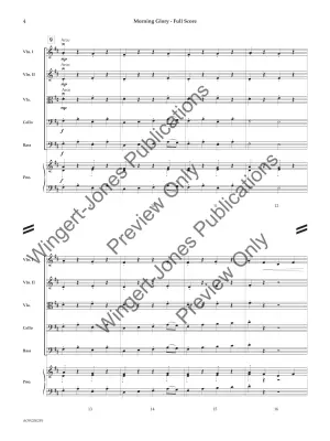 Morning Glory - Woodruff - String Orchestra - Gr. 1.5