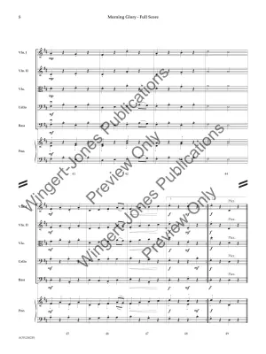 Morning Glory - Woodruff - String Orchestra - Gr. 1.5