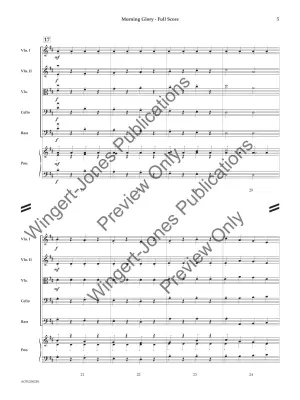 Morning Glory - Woodruff - String Orchestra - Gr. 1.5