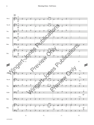 Morning Glory - Woodruff - String Orchestra - Gr. 1.5