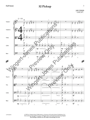 52 Pickup - Coles - String Orchestra - Gr. 1.5