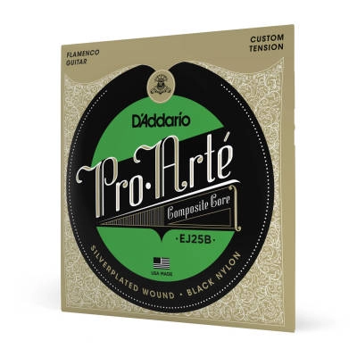 DAddario - EJ25B Pro-Arte Black Nylon Composite Flamenco Guitar Strings