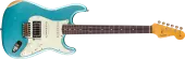 Fender Custom Shop - Limited Edition 59 Stratocaster HSS Relic, Rosewood Fingerboard - Daphne Blue Metallic