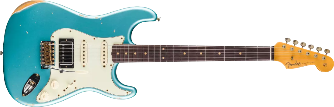 Limited Edition \'59 Stratocaster HSS Relic, Rosewood Fingerboard - Daphne Blue Metallic