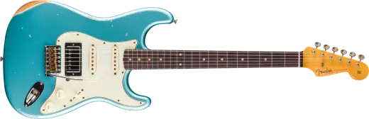 Fender Custom Shop - Limited Edition 59 Stratocaster HSS Relic, Rosewood Fingerboard - Daphne Blue Metallic