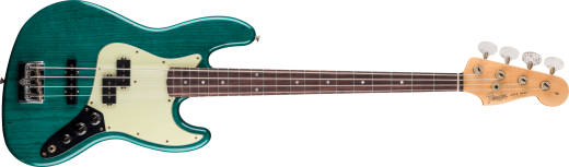 Fender Custom Shop - Limited Edition Jazz Bass Special Journeyman Relic, Rosewood Fingerboard - Teal Green Transparent