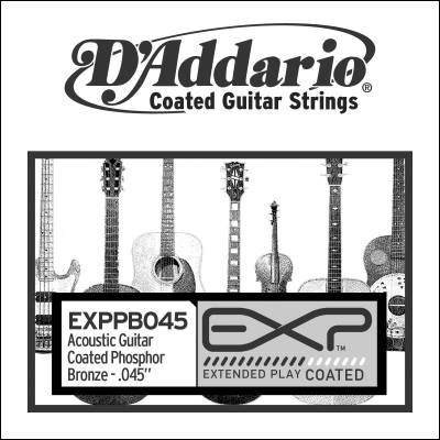 DAddario - EXP Coated Phosphor Bronze Single String .045
