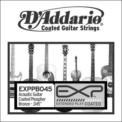 DAddario - EXP Coated Phosphor Bronze Single String .045