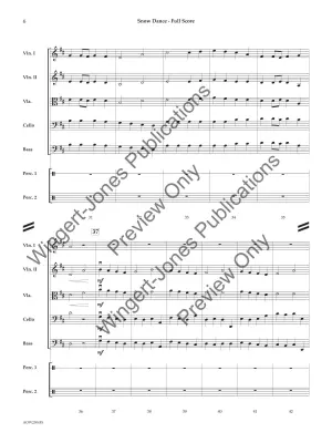 Snow Dance - Donahoe - String Orchestra - Gr. 1.5