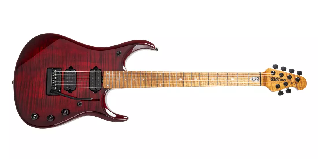 JP15 Electric Guitar with Case - Red Tide Flame