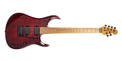 Ernie Ball Music Man - JP15 Electric Guitar with Case - Red Tide Flame
