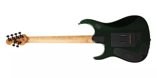 JP15 Electric Guitar with Case - Green Tiger Eye Flame