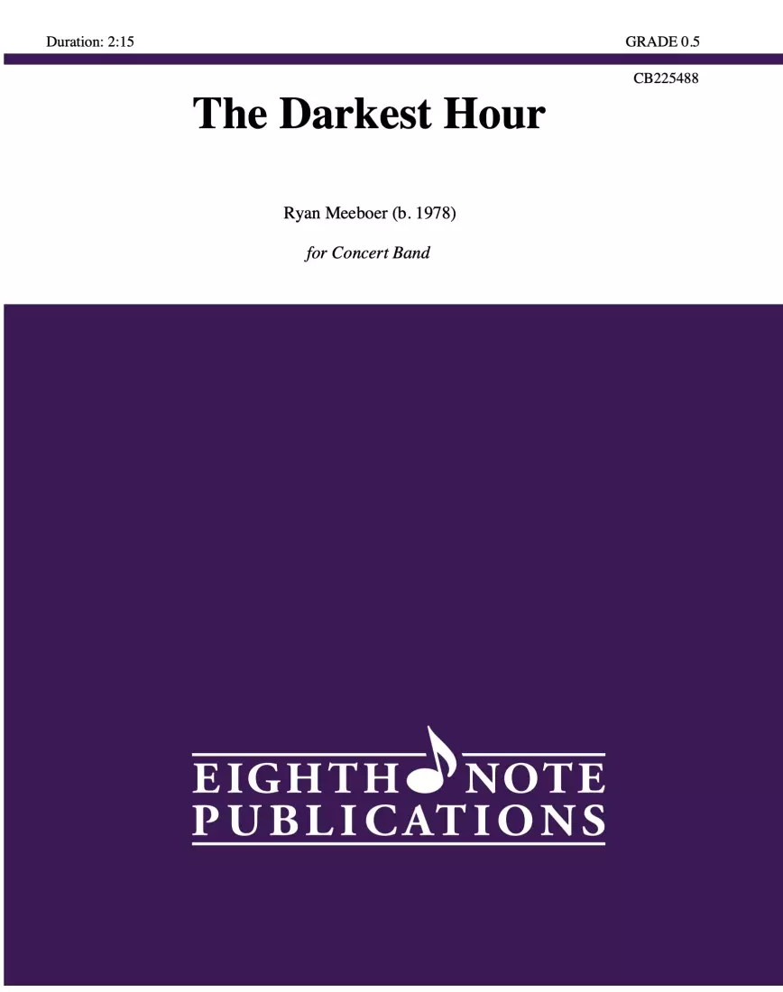 The Darkest Hour - Meeboer - Concert Band - Gr. 0.5