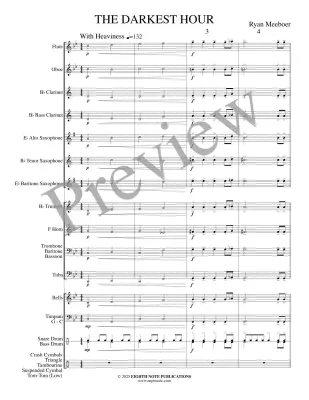 The Darkest Hour - Meeboer - Concert Band - Gr. 0.5