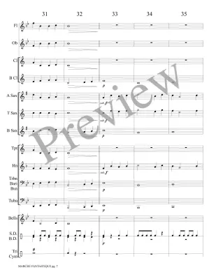 Marche Fantastique - Fortin - Concert Band - Gr. 0.5