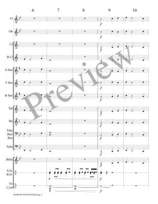 Marche Fantastique - Fortin - Concert Band - Gr. 0.5
