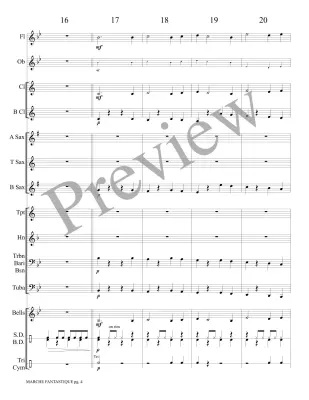 Marche Fantastique - Fortin - Concert Band - Gr. 0.5