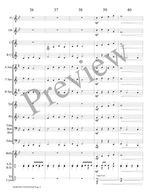Marche Fantastique - Fortin - Concert Band - Gr. 0.5