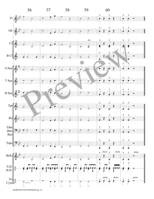 Marche Fantastique - Fortin - Concert Band - Gr. 0.5
