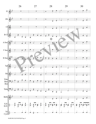 Marche Fantastique - Fortin - Concert Band - Gr. 0.5
