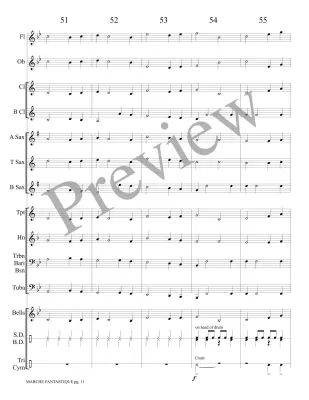 Marche Fantastique - Fortin - Concert Band - Gr. 0.5
