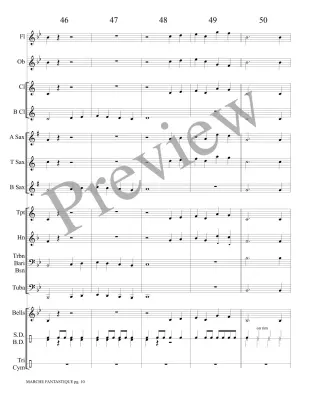 Marche Fantastique - Fortin - Concert Band - Gr. 0.5