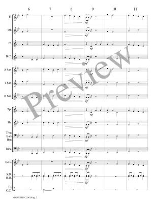 Above the Clouds - Austin - Concert Band - Gr. 0.5