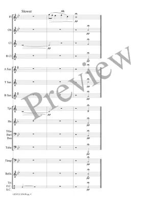 Gentle Snow - Austin - Concert Band - Gr. 0.5