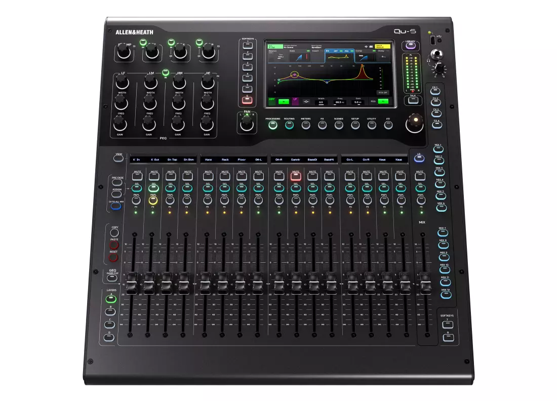 Qu-5 32-Channel 96kHz Digital Audio Mixer