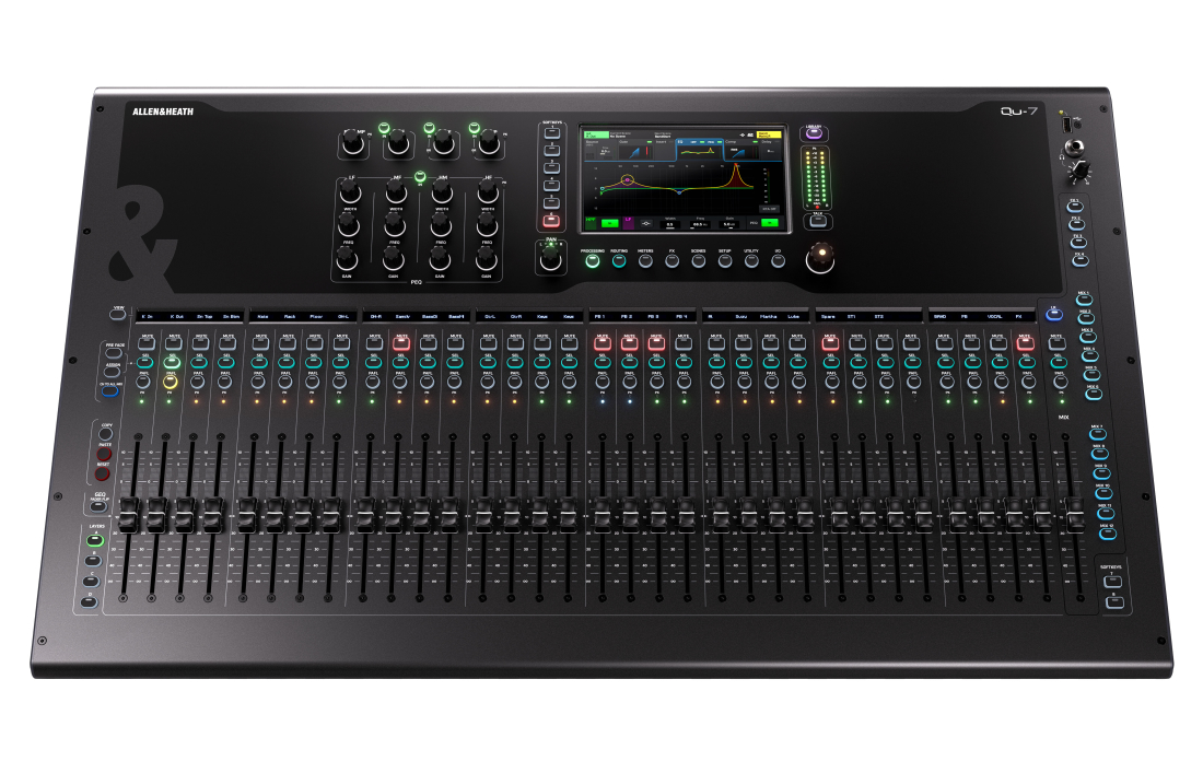 Qu-7 32-Channel 96kHz Digital Audio Mixer