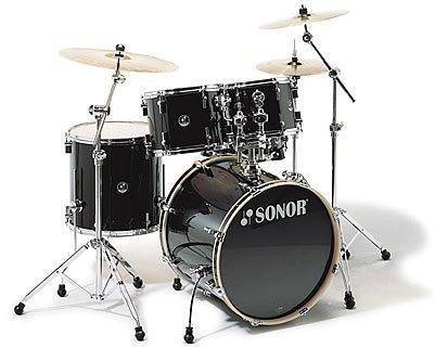 Force 1007 Studio 1 5-Piece Drum Kit with Hardware - Black