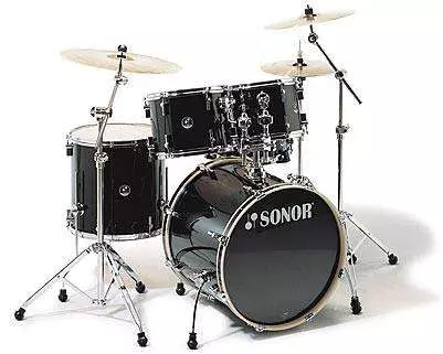 Force 1007 Studio 1 5-Piece Drum Kit with Hardware - Black
