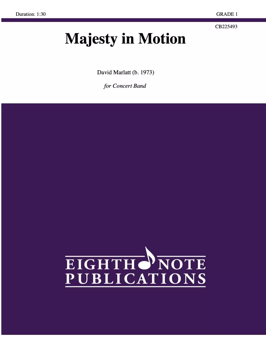 Majesty in Motion - Marlatt - Concert Band - Gr. 1