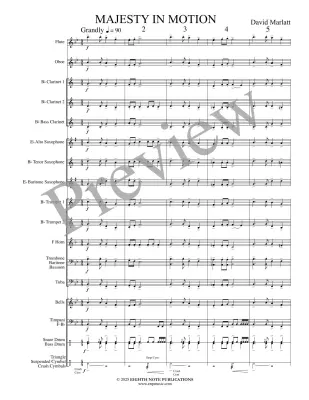 Majesty in Motion - Marlatt - Concert Band - Gr. 1