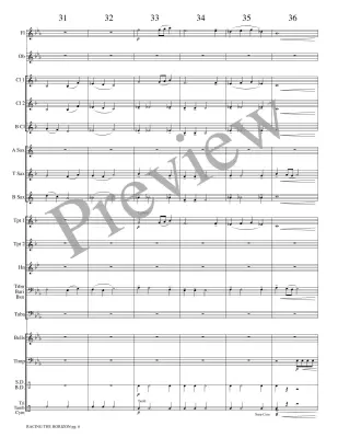 Racing the Horizon - Marlatt - Concert Band - Gr. 1