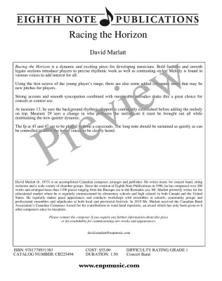 Racing the Horizon - Marlatt - Concert Band - Gr. 1