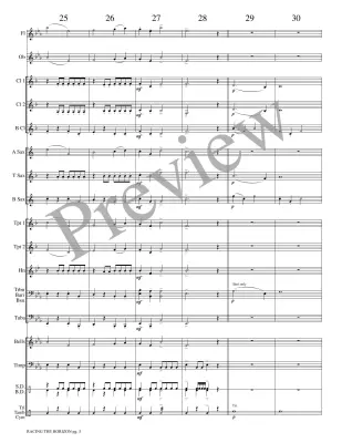 Racing the Horizon - Marlatt - Concert Band - Gr. 1