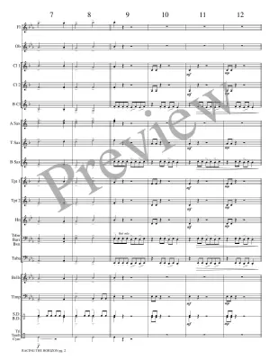 Racing the Horizon - Marlatt - Concert Band - Gr. 1