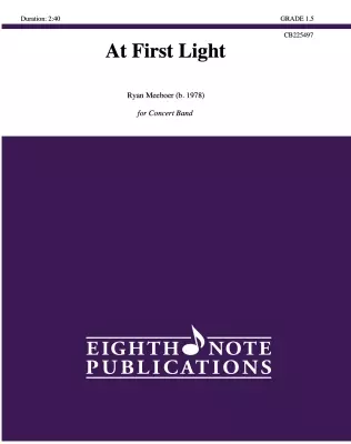 Eighth Note Publications - At First Light - Meeboer - Concert Band - Gr. 1.5
