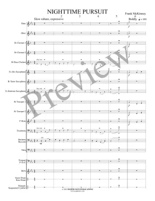 Nighttime Pursuit - McKinney - Concert Band - Gr. 1.5